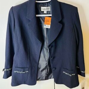 Danny & Nicole Black Blazer with Structured Silhouette